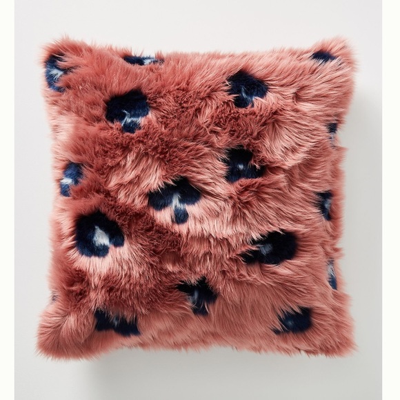 Anthropologie Other - {anthropologie}dalia leopard print faux fur pillow